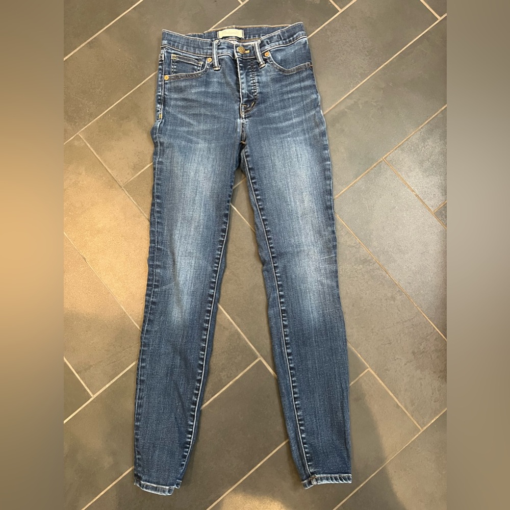Madewell, 9” High Rise Skinny Jeans, Size 25, GUC